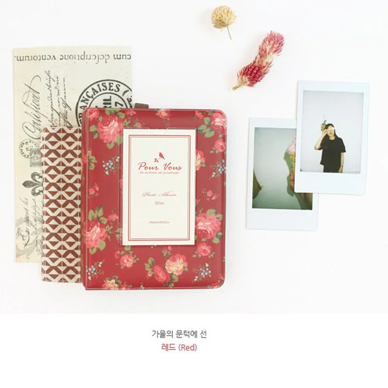 64 กระเป๋าหนังสือสำหรับ Fujifilm Instax Mini 11 9 8 7 S 70 25 50 S 90 MINI ภาพยนตร์ 3/4 นิ้วกระดาษ