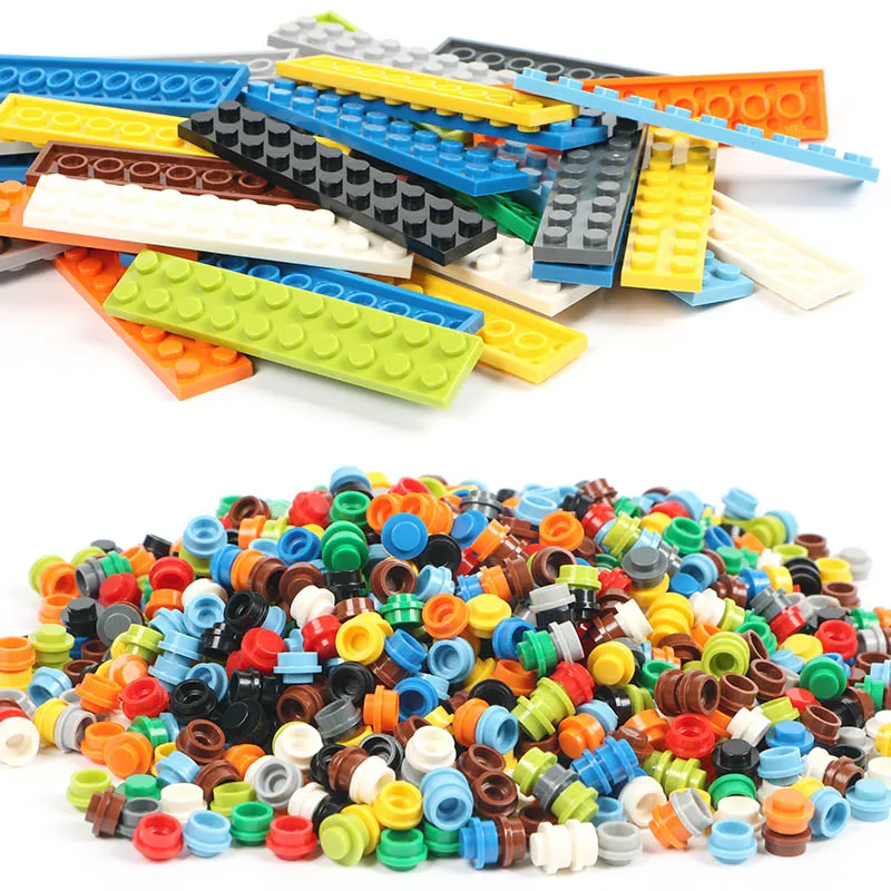 Bloques de construcción de modelo multicolor para niños, piezas de juguete a granel, compatible con Lego, regalo, 100g por paquete