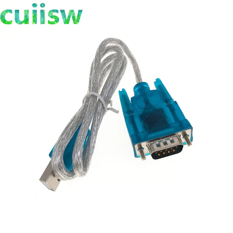 1PCS  HL-340 New USB to RS232 COM Port Serial PDA 9 pin DB9 Cable Adapter support Windows7-64