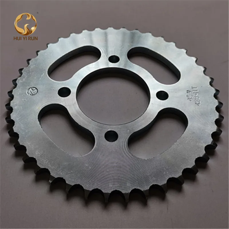 Motorcycle sprocket 428-41T Teeth flat For 428Chain With Retainer Plate Locker Motorcycle