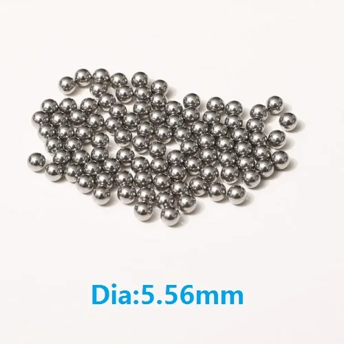 

1kg/lot Diameter 5.56mm steel ball Dia 5.56mm high-carbon steel balls bearing precision G100