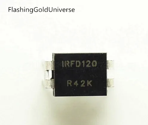 100PCS IRFD120PBF IRFD120  DIP-4 New original