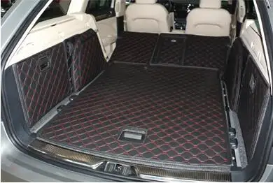 Good mats! Special trunk mats for Skoda Superb Combi 2014-2009 waterproof boot carpets cargo liner for Superb 2012,Free shipping