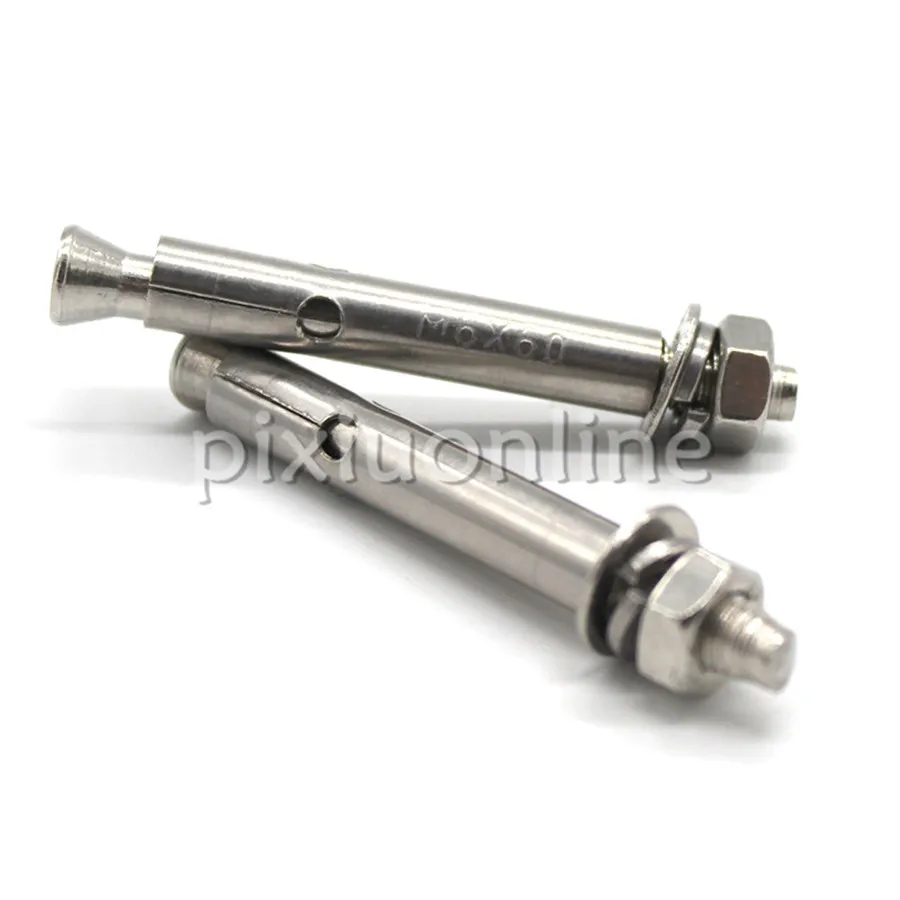 3pcs/pack J779 Standard M6 6*60mm Expansion Anchoring Setscrew Stainless Steel Material