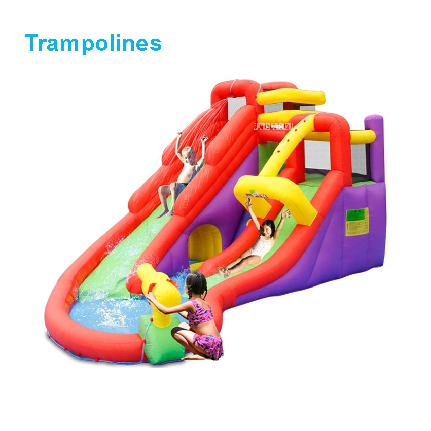 

5601 PVC Bounce house inflatable trampoline jumping bouncy castle bouncer jumper with climbing indood playground for kids