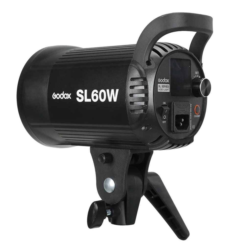 2x Godox SL-60W 60Ws 5600K Studio LED Continuous Photo Video Light