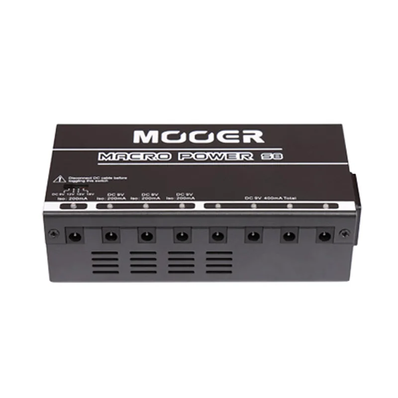 Mooer Macro Power MPS8 Power Supply S-8 Ports Isolated Guitar Effect Pedal Power Supply for Guitar Effect Pedal Guitar Accessory