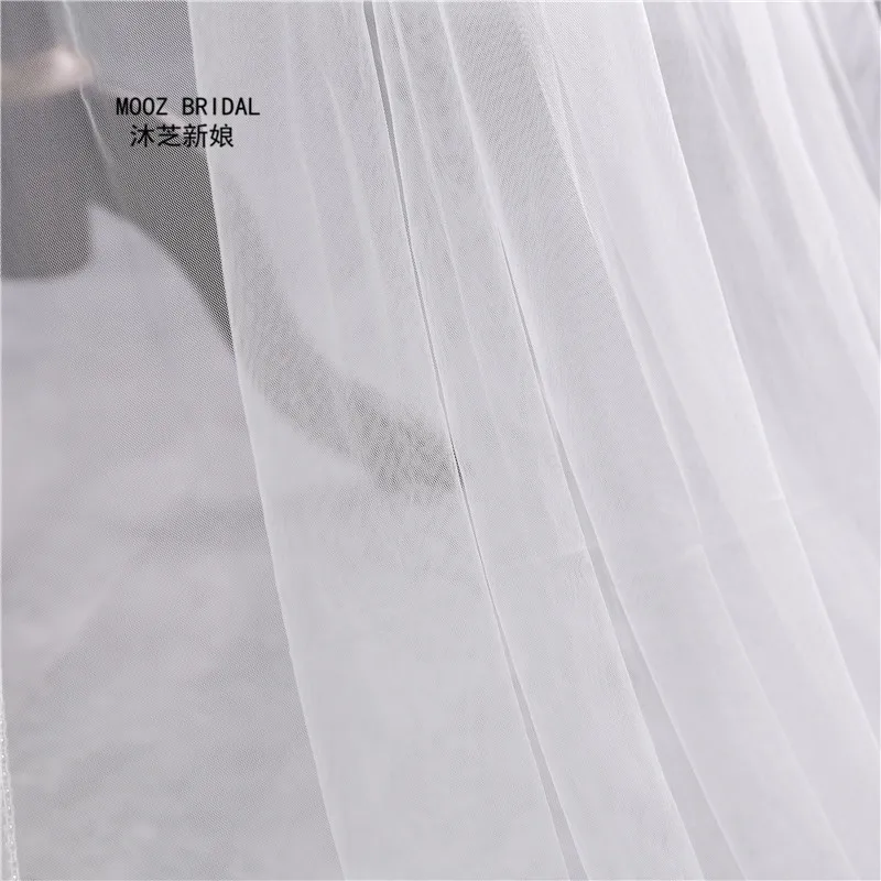 Nieuwe Collectie BlingBling Bruidssluier 2015 Steentjes Edge 3-Meter Lengte Zachte Tulle Wedding Veils