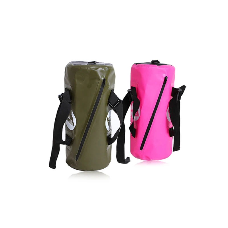 Outdoor Travel PVC Waterproof Bag Dry Bag Camping Equipment Drifting Cylindrical Package For Swimwear Women Boating Water Skiing