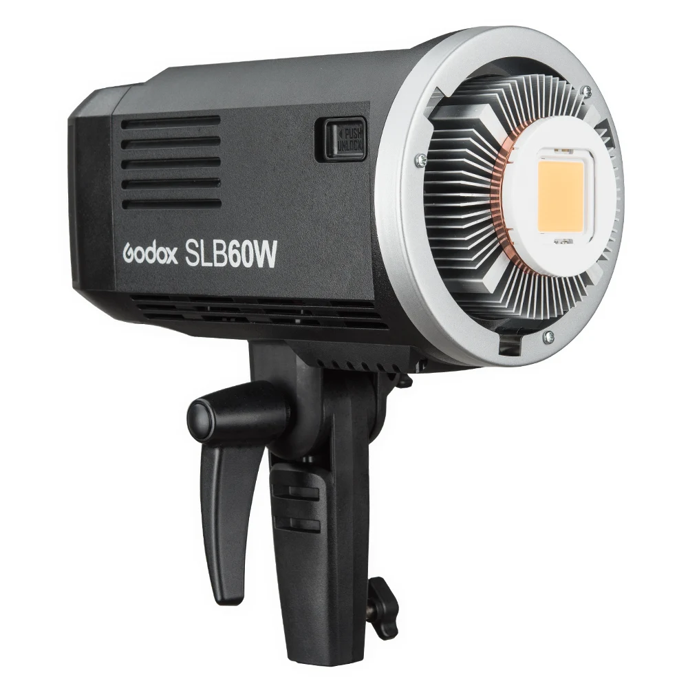 Godox-Iluminación estroboscópica para estudio fotográfico, lámpara LED de 60W con superpotencia, batería de iones de litio, mando a distancia y cargador para fotografía, SLB60, novedad