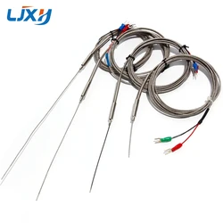 LJXH 1mm Diameter Probe K-Type Thermocouple 2-wires Temperature Sensors 2-Terminals 1m/2m/3m/4m/5m Thermocouple