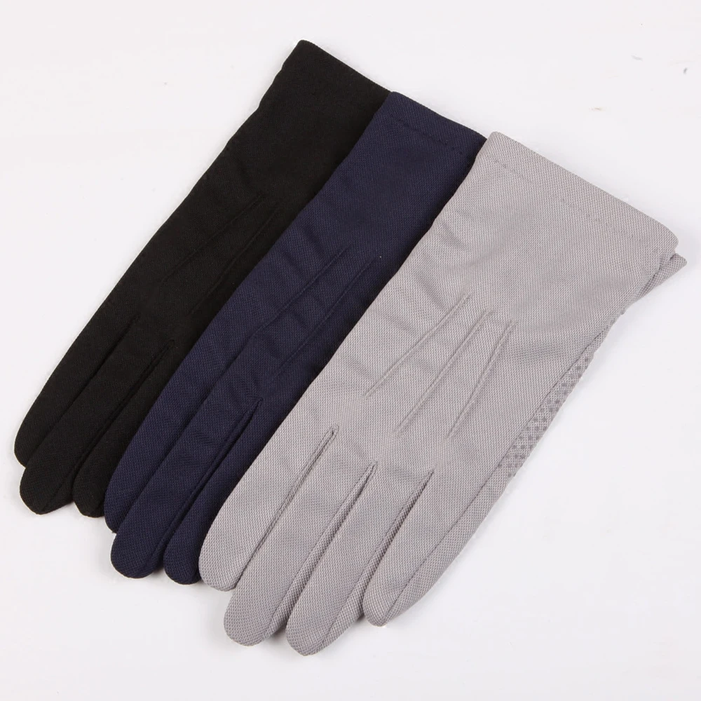 Men'S Thin Section Refers To The Thin Full Finger Gloves Summer Sun Gloves Breathable Non-Slip Driving Gloves  SZ010W1-5