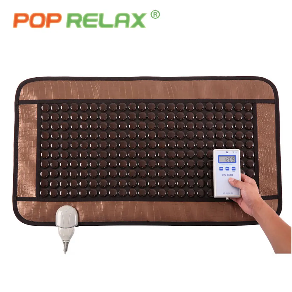 POP RELAX healthcare Korea germanium tourmaline massage mat jade mattress electric heating therapy pad cushion nuga best CERAGEM