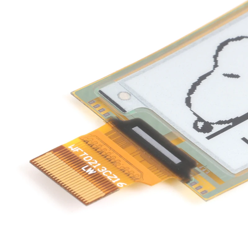 Waveshare 212x104 2.13 بوصة مرنة E-الحبر الخام عرض الأسود/الأبيض ثنائي اللون e-ورقة لوحة SPI واجهة ل التوت بي