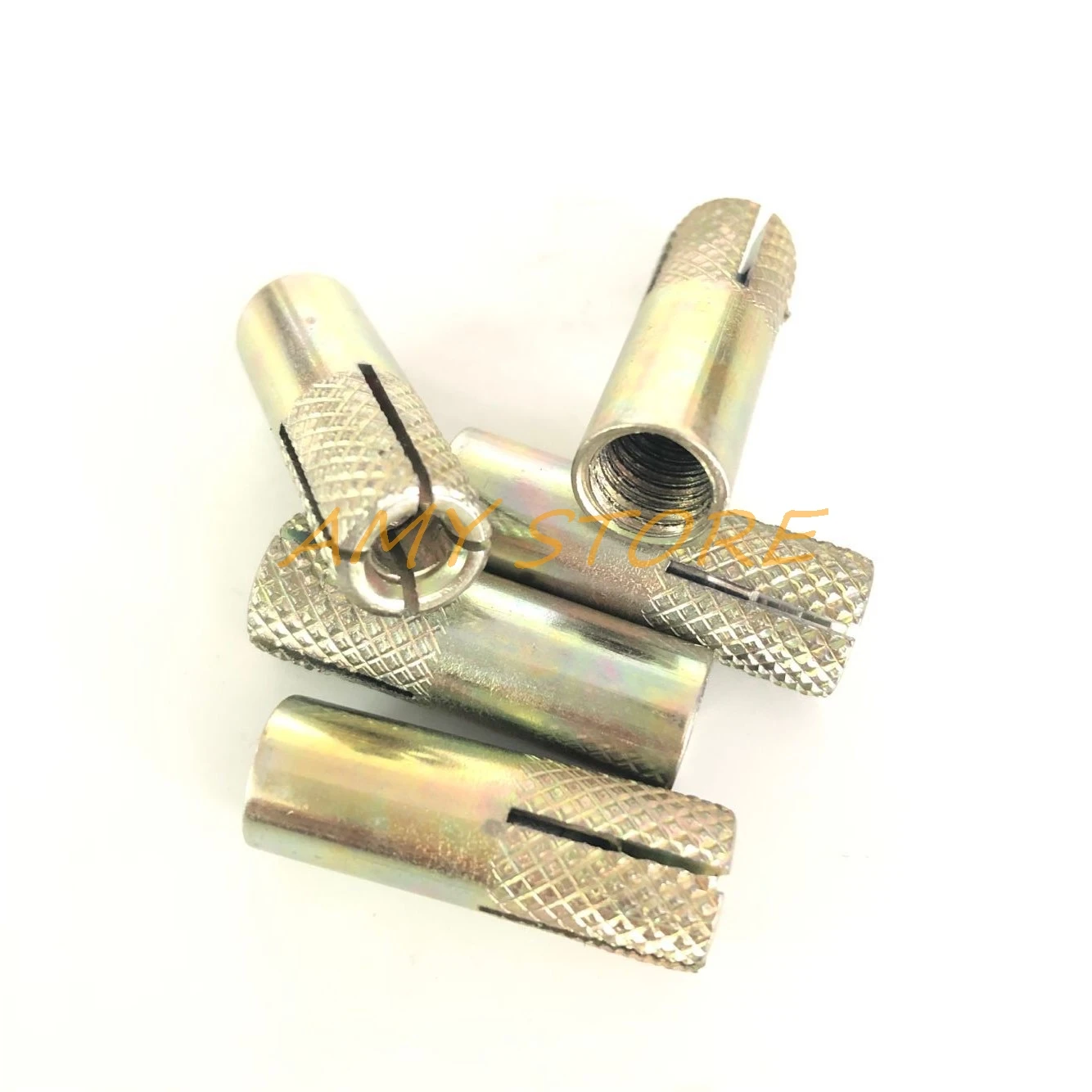 5PCS  Long Metal M8 Threaded Expansion Bolt Sleeve Anchors Screw Tool M6 M8 M10 M12 image 2