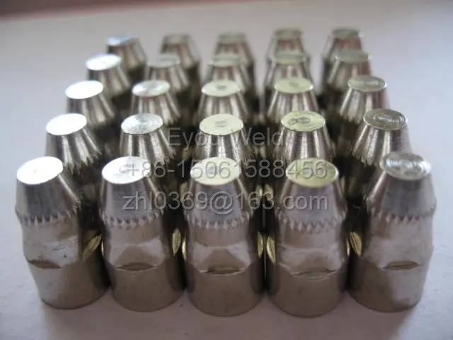 25 pz di Consumo P80 Per Air Plasma Cutter Taglio P80 Macchina di Taglio Tips & Elettrodi & Shield Coppe (P-)