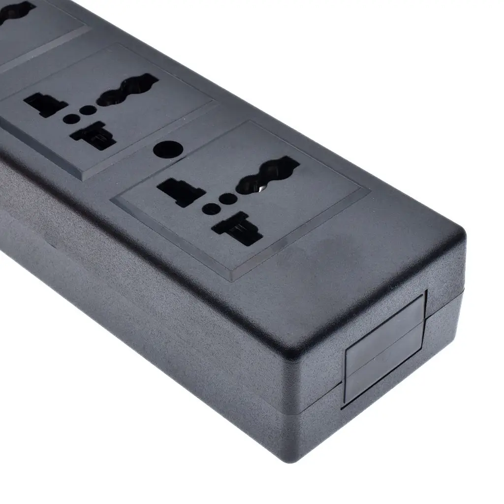 4 Ways PDU Power Strip Universal Power Strip with overload protector 4 Port Socket Outlet extend with Circuit Breaker Switche