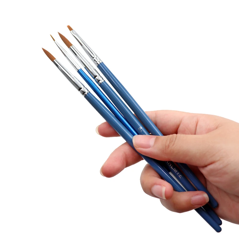 4pcs Dental Porcelain Brush Pen Dental Glaze Porcelain Brush Pen Ceramic Teeth Brush Dental Lab Equipment Dentist Tools