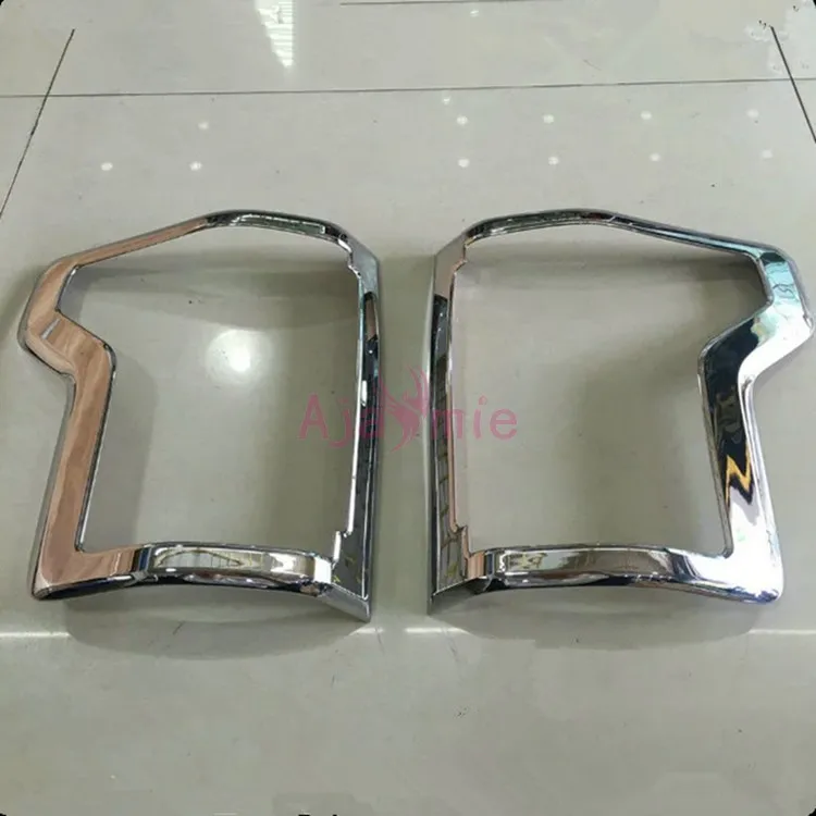 

2015 2016 2017 Taillight Overlay Lamp Cover Trim ABS 2pcs Detector Chrome Car Styling For Ford F150 Accessories