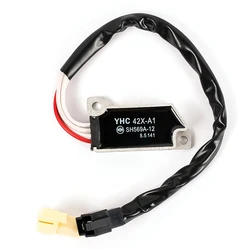 Black Motorcycle Charger With Plug Voltage Regulator Rectifier For Yamaha XV 535 / XV 110 VIRAGO XV 1100 VIRAGO VMX 1200 XV750