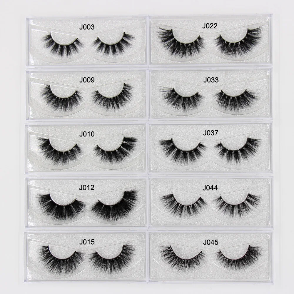 LEHUAMAO Free DHL 100Pairs Mink Eyelashes NEW 3D Mink Lashes Extension Makeup False Eyelashes Cross thick Natural Fake Eyelashes