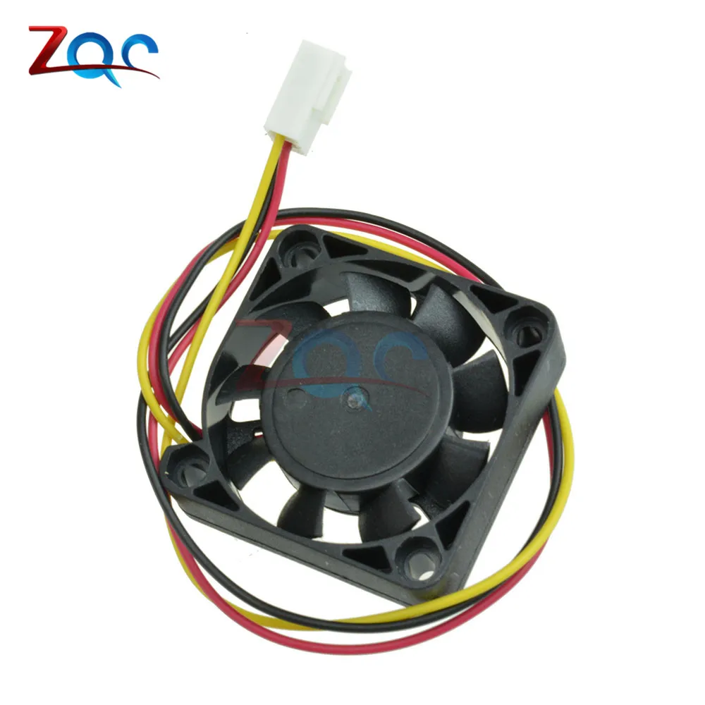 Computer Case Cooler 3Pin 12V 4CM 40MM PC CPU Cooling Cooler Fan Black Heat Sink Small Cooling Fan PC