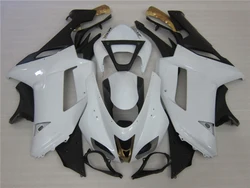 Hot fairings for Kawasaki ZX6R fairing kits 2007 2008 white black gold motorcycle parts ZX-6R 07 08 Ninja 636 CS17