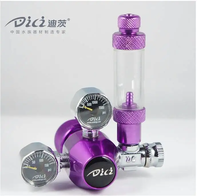 Widely used superior quality regulator co2 aquarium DC0203 Aquarium DICI CO2 Regulator two meter