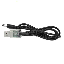 USB 5V to 8.4V Power Charge Cable For Bicycle LED Head Light 18650 Battery Pack