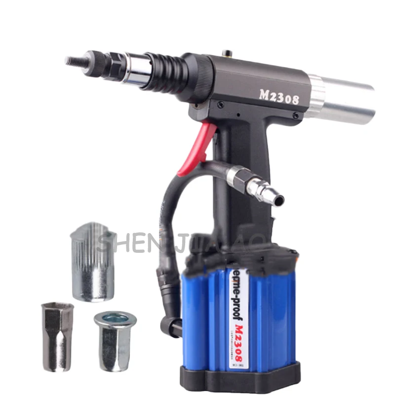 Automatic pneumatic riveting nut gun M2308 hand-held pneumatic riveting nut gun M3-M8 pull rivet gun