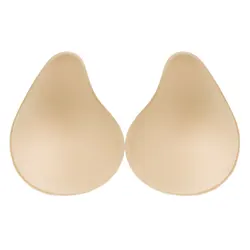 1 Pair Womens Comfortable Bra Pads Inserts Removable Push Up Breast Enhancer for Swimsuits Workouts Mastectomy