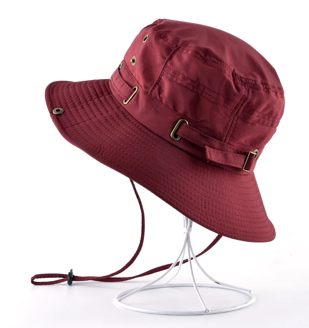قبعات الشاطئ للرجال والنساء ، بوب ، قبعة صيد غير رسمية للمشي لمسافات طويلة ، حماية من الأشعة فوق البنفسجية