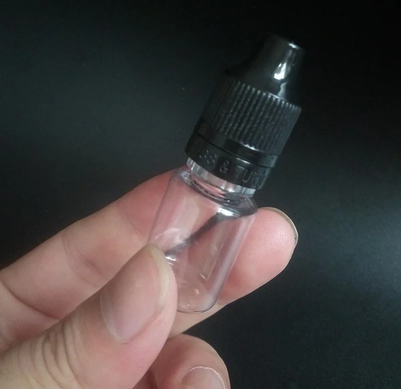 

5000pcs Empty 5ml Clear PET Plastic Dropper oil Bottle with Childproof Tamper Evident Caps PET e Liquid eye Bottles for ecig