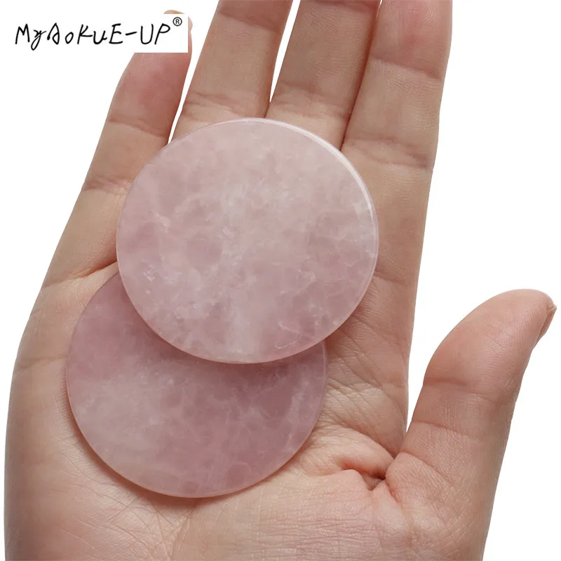 Pink Crystal Jade Stone Holder Grafting Tool Lash Glue Adhesive Pallet Eyelashes Makeup Eyelash Extension