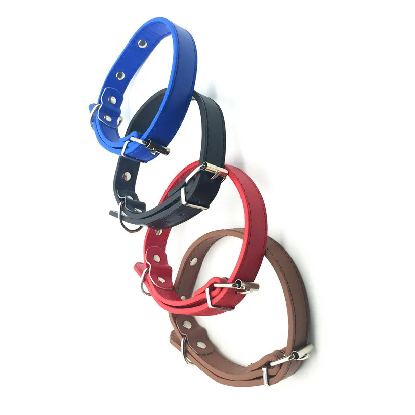 1 Pcs Dierbenodigdheden PU Lederen Materiaal Halsband Hals Sets Verstelbare Size Huisdier Halsbanden Huisdier Hond Wandelen Levert