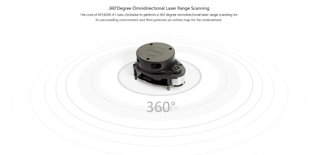 Slamtec RPLIDAR A1M8 360-Grad-2D-Scanner 12 Meter Radius Lidar-Sensor-Scanner für Roboternavigation und Lokalisierung – Detail 10