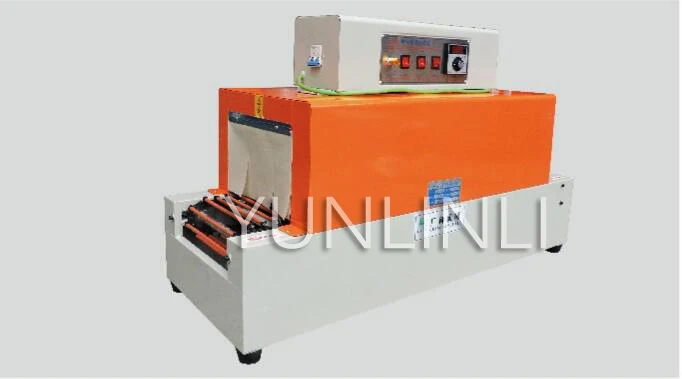 Automatic Retractable PVC Shrink Film Heat Shrinkable Sleeve Plastic Packaging Machine Tableware Cosmetic Laminator BS260