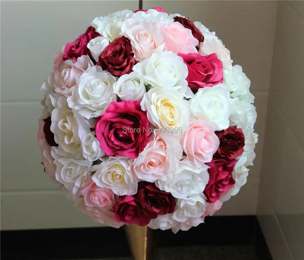 

SPR 3/4 ball Free shipping wedding centerpiece table decoration flowers Rose Pitaya Road lead flower (only the flowers)2pcs/lot