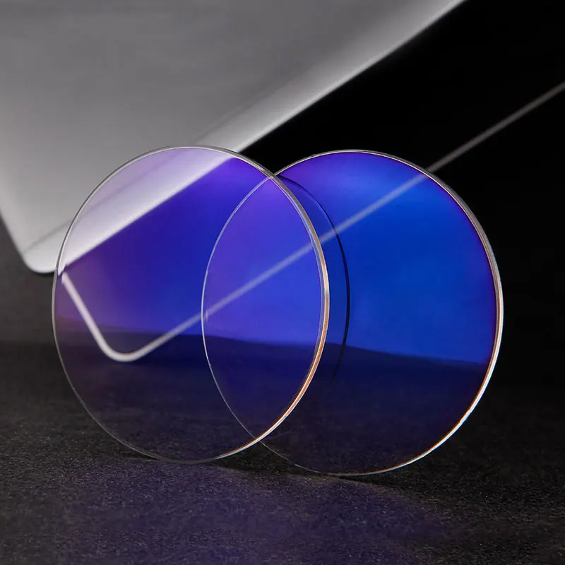 Lentes cinza fotocromáticas com proteção anti Blue Ray, óculos de prescrição óptica, lentes anti-reflexivas e anti-reflexo, 1,61