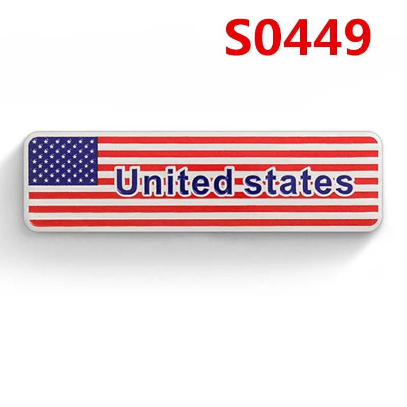 Car Styling Auto USA Sticker 3D American Flag Badge Emblem Decal Decoration For Ford Cadillac Dodge Ram Toyota Honda