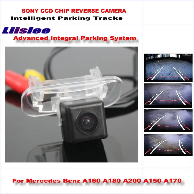 

Auto Rear Camera For Mercedes Benz A160 A180 A200 A150 A170 Intelligent Parking Tracks Reverse NTSC RCA AUX 580 TV Lines HD CCD