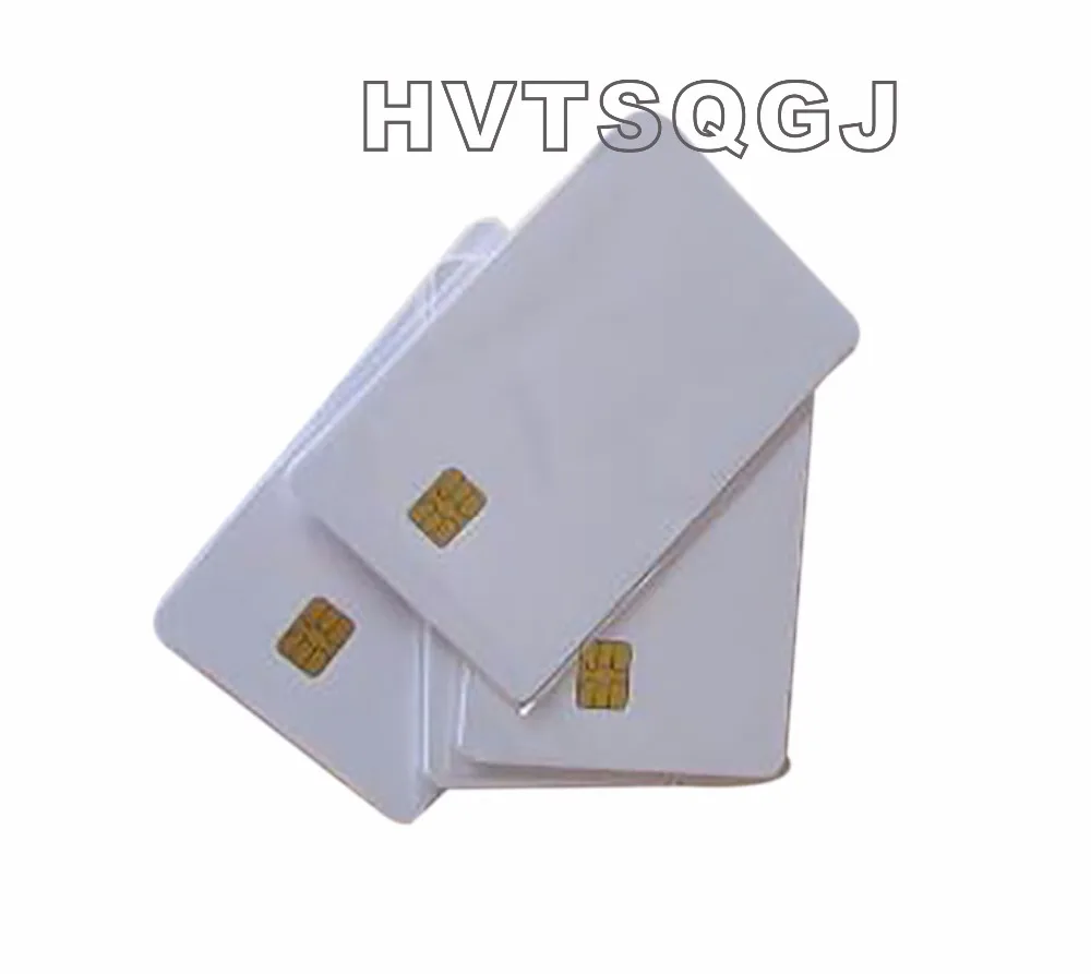 (10 pz/lotto) ISO7816 RFID Contatto Con SLE 4442 Chip Smart Card IN PVC