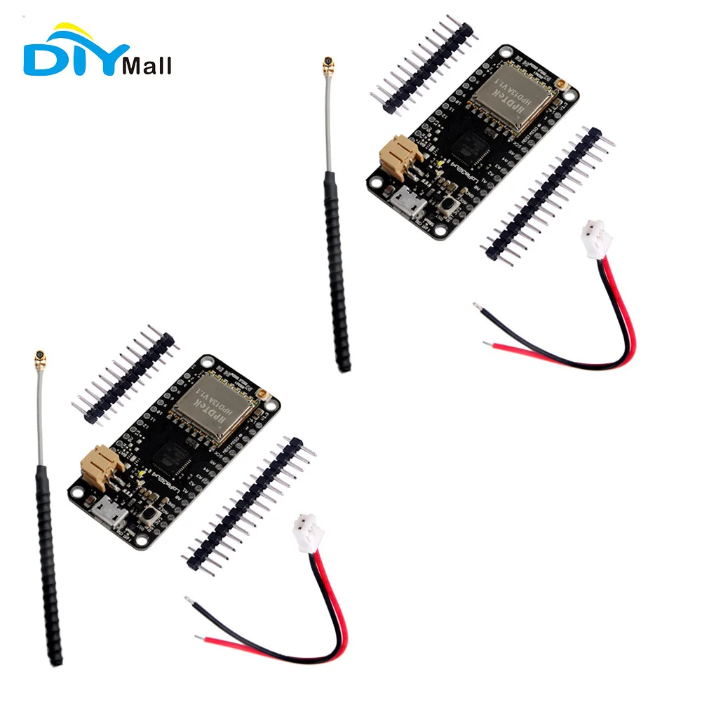 

2Pcs/lot 868MHz 915MHz LoRa32u4 II Development Board Lora Module IOT SX1276 HPD13 + PCB Antenna + JST Battery Cable