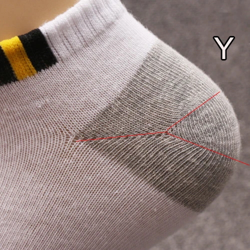 20 pezzi = 10 paia di calzini da barca da uomo in cotone deodorante sudore calzini sportivi da lavoro plus size XXXL 45,46, 47, 48 calzini corti