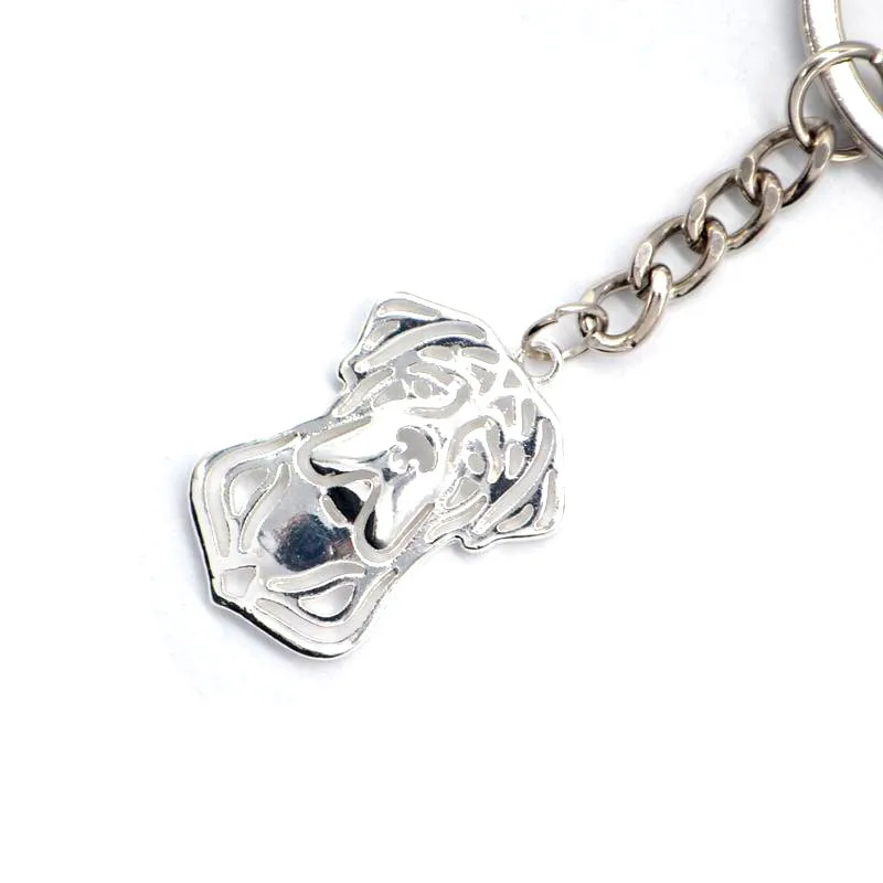 المرأة سبيكة مجوهرات قصب كورسو الكلب قلادة سلاسل المفاتيح #4