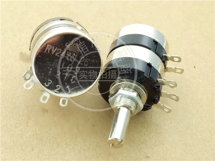 1pcs for TOCOS RV24YG double volume potentiometer / A10K A50K A100K A250K A500K double potentiometer