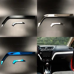 Auto-styling Interno In Acciaio Inox Center Console Cruscotto Decorativi Overlay trim Sticker Case fit Per Kia K2 Rio 2011 -2016