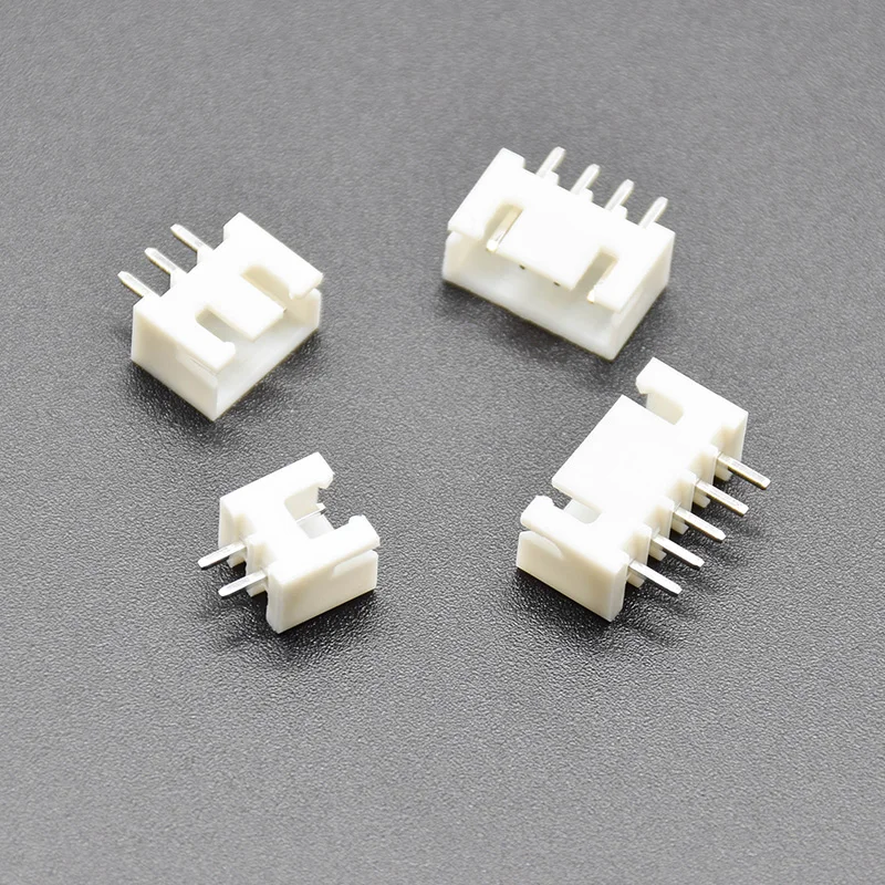 Conector de cabezal de Pin XH2.54, 2P, 3P, 4 P, 5P, 6 pines, 2,54mm, paso XH para PCB jst, 50 unidades por lote