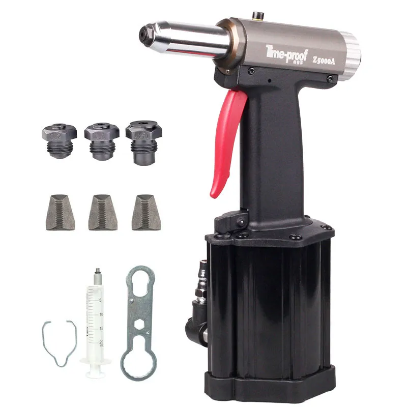 Professional PNEUMATIC Commercial PNEUMATIC Rivet Gun ไฮดรอลิกโลดโผนเครื่องมือ Air Riveter เครื่องมือสําหรับ 2.4-5.0mm blind rivets