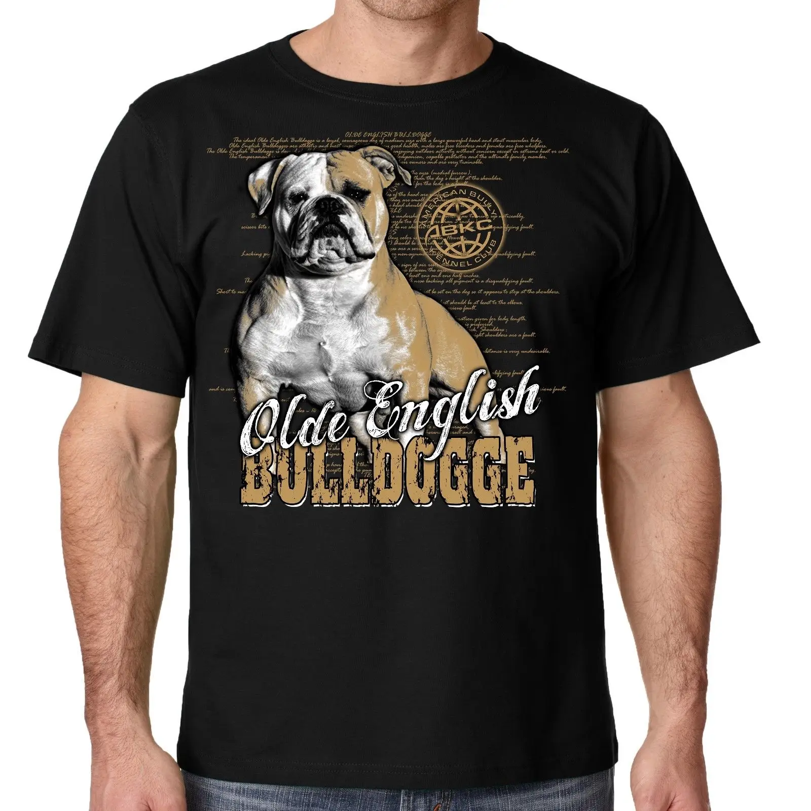 2019 Summer Style Brand Casual O-Neck Male Tops & Tees Olde English Bulldogge Bulldog Breed Custom T Shirts